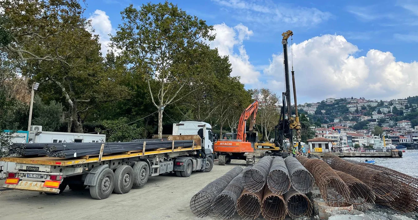 Bebek Parkı ve Bebek Sahili Kıyı Güçlendirme ve Çevre Düzenleme İnşaatı