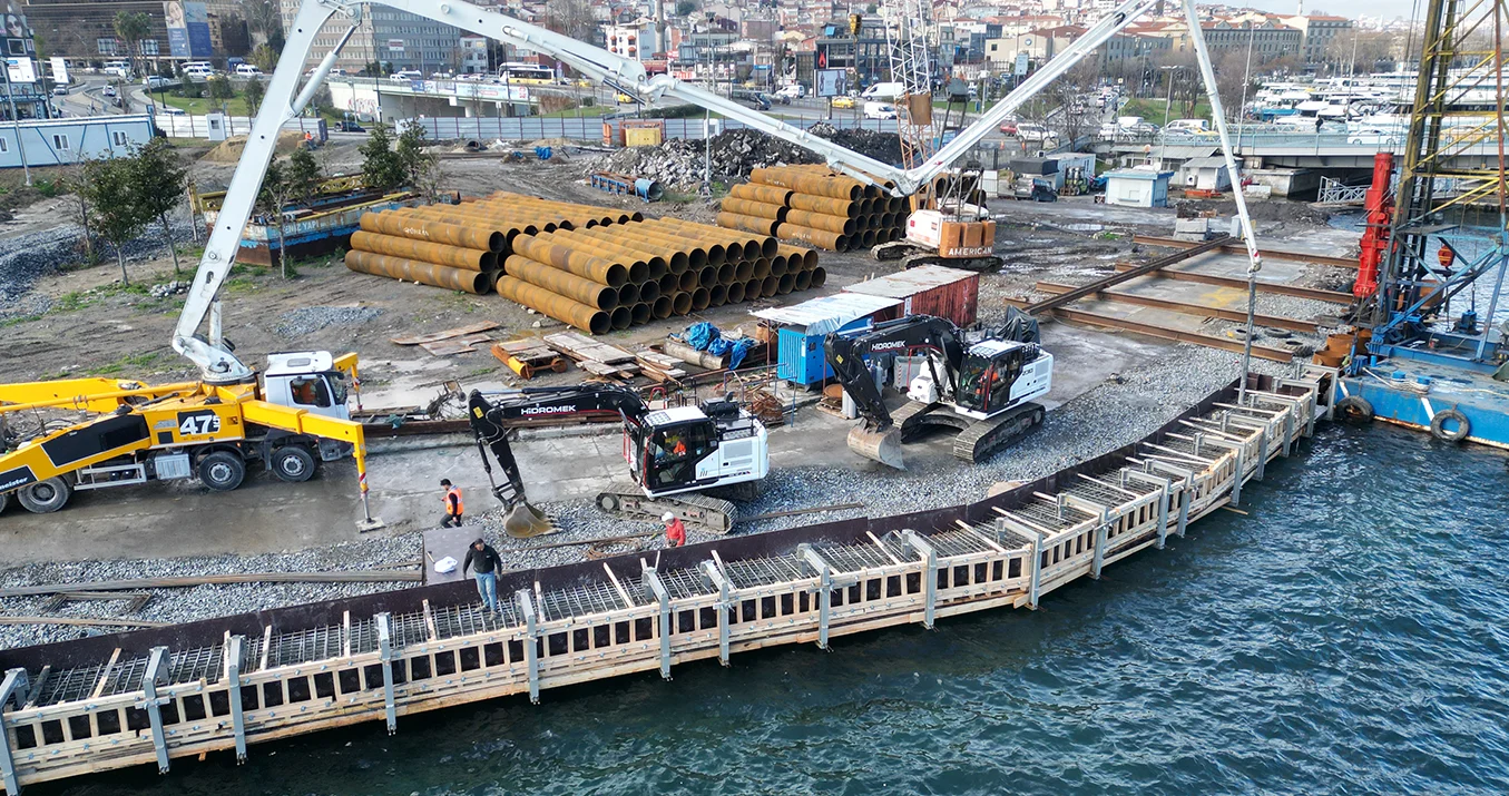 Eminönü Meydanı – Unkapanı Köprüsü Arası Kıyı Güçlendirme ve Rekreasyon Alanı Düzenleme İnşaatı