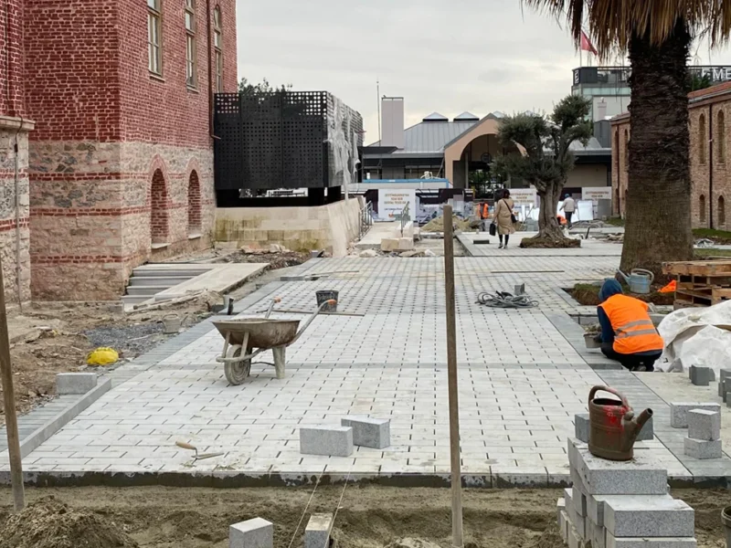 Kazlıçeşme Nikâh Salonu ve Mozaik Müzesi Çevre Düzenleme İnşaatı